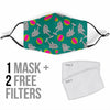 Dolphin Ball Pattern Print Face Mask-grizzshop