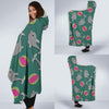 Dolphin Ball Pattern Print Hooded Blanket-grizzshop