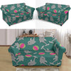 Dolphin Ball Pattern Print Loveseat Cover-grizzshop