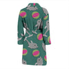 Dolphin Ball Pattern Print Men Long Robe-grizzshop