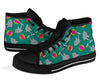 Dolphin Ball Pattern Print Men Women's High Top Shoes-grizzshop