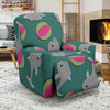 Dolphin Ball Pattern Print Recliner Cover-grizzshop