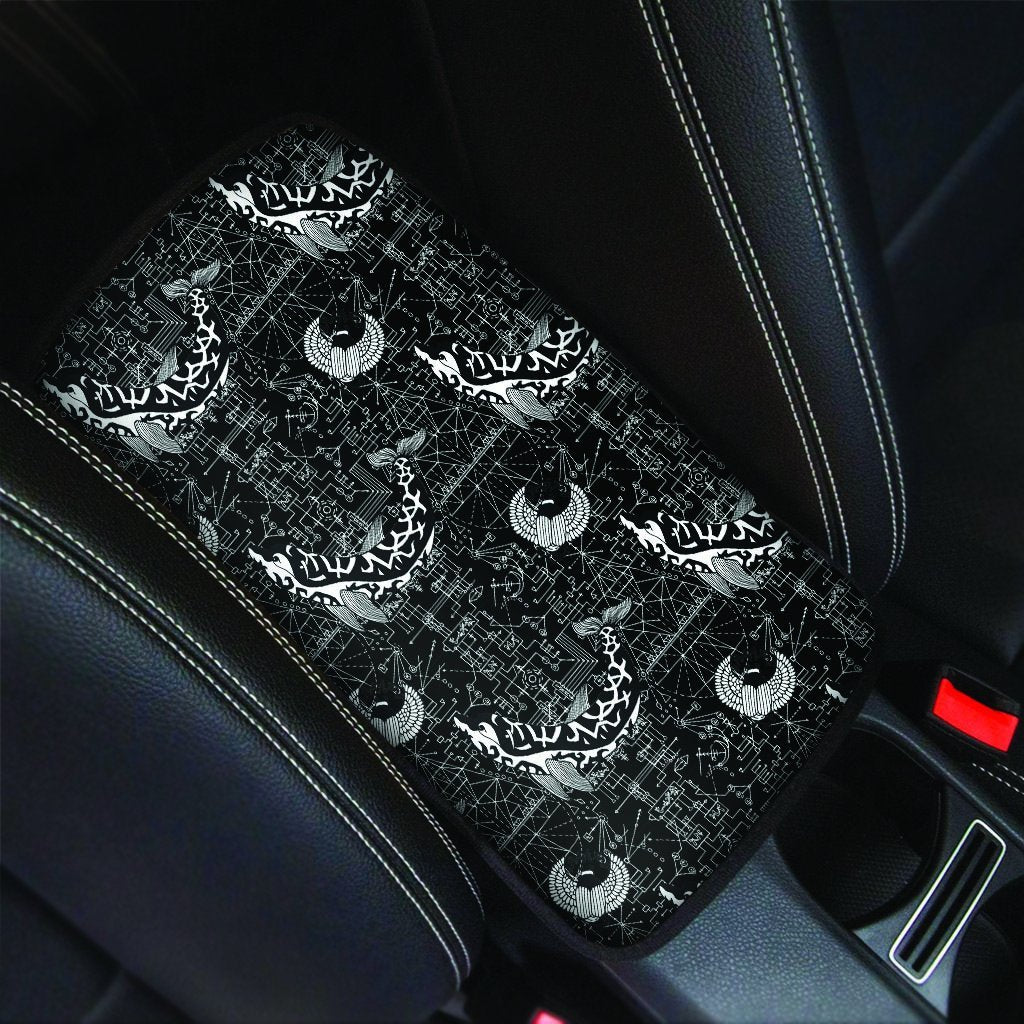 Dolphin Gothic Witch Car Console Cover-grizzshop