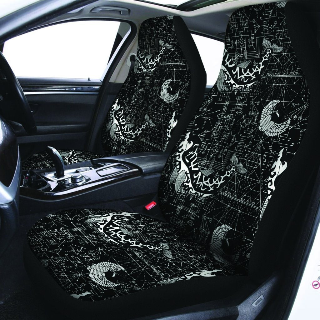 Dolphin Gothic Witch Car Seat Covers-grizzshop