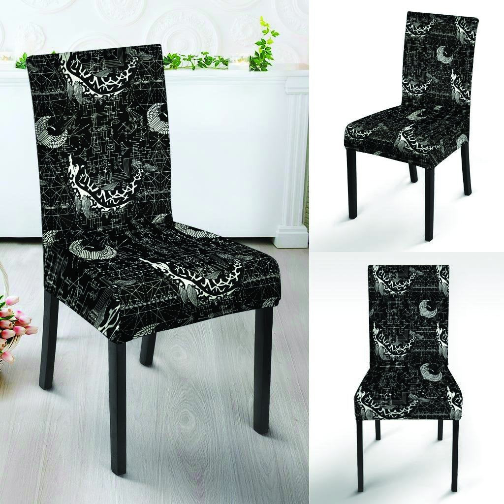 Dolphin Gothic Witch Chair Cover-grizzshop