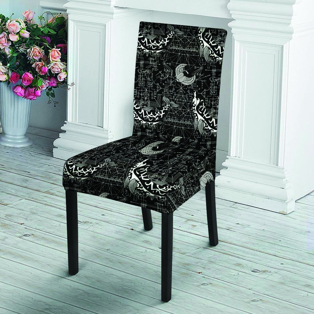 Dolphin Gothic Witch Chair Cover-grizzshop