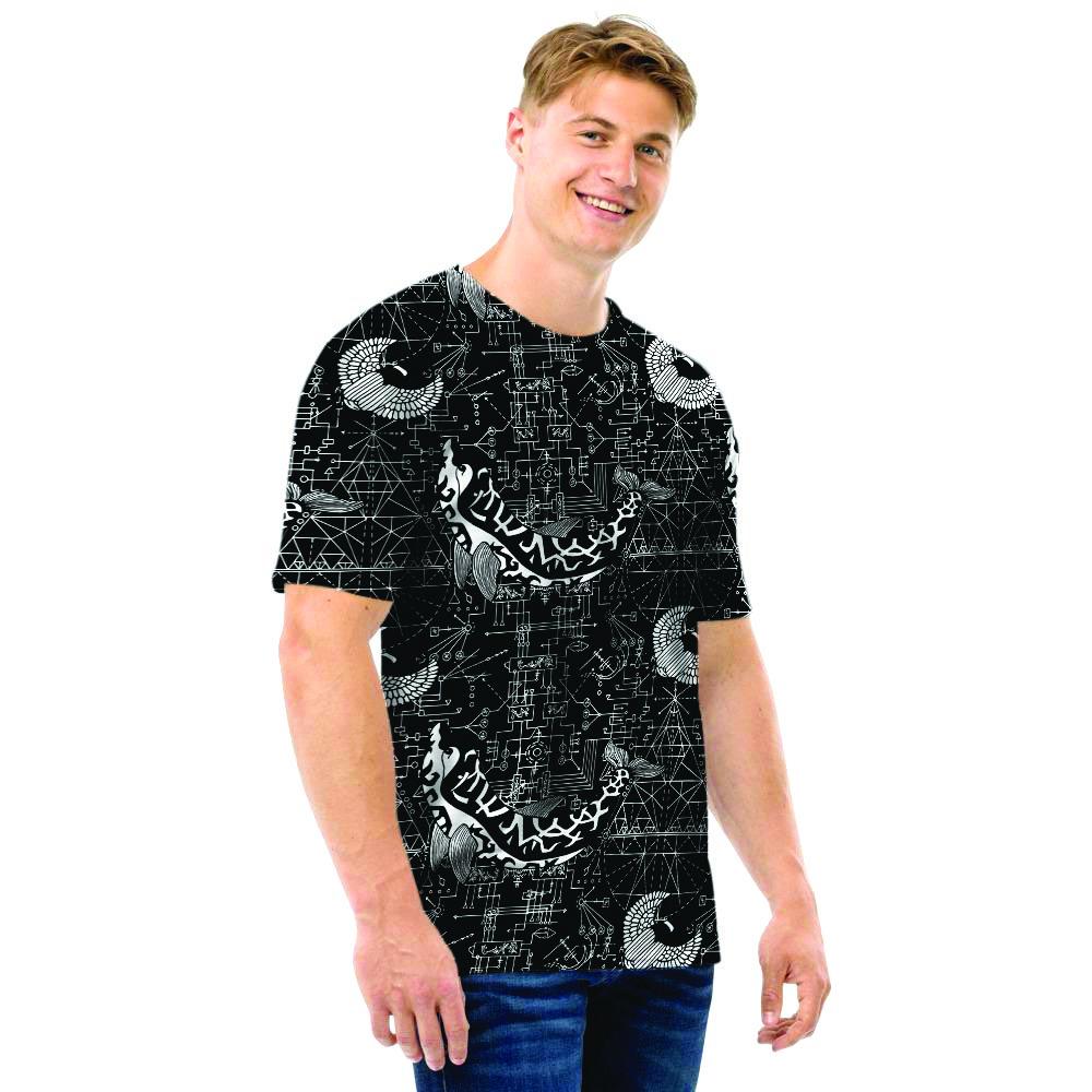 Dolphin Gothic Witch Men T Shirt-grizzshop