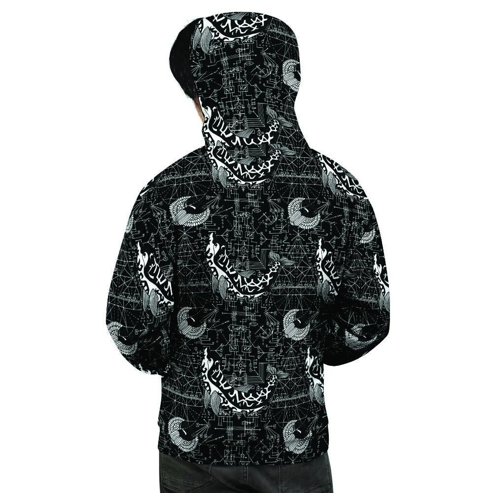 Dolphin Gothic Witch Men's Hoodie-grizzshop