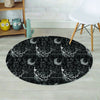 Dolphin Gothic Witch Round Rug-grizzshop