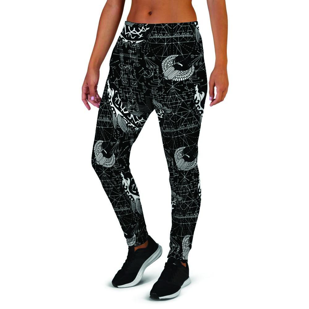 Dolphin Gothic Witch Women's Joggers-grizzshop