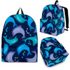 Dolphin Pattern Print Backpack-grizzshop