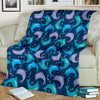 Dolphin Pattern Print Blanket-grizzshop