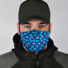 Dolphin Pattern Print Face Mask-grizzshop