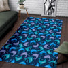 Dolphin Pattern Print Floor Mat-grizzshop