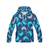 Dolphin Pattern Print Men Pullover Hoodie-grizzshop