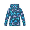 Dolphin Pattern Print Men Pullover Hoodie-grizzshop