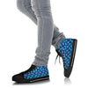 Dolphin Pattern Print Men Women's High Top Shoes-grizzshop