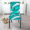 Dolphin Wave Pattern Print Chair Cover-grizzshop