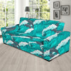 Dolphin Wave Pattern Print Sofa Covers-grizzshop