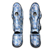 Dolphins Blue Print Pattern Muay Thai Shin Guards-grizzshop