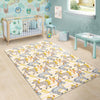 Donkey Pattern Print Floor Mat-grizzshop