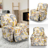 Donkey Pattern Print Recliner Cover-grizzshop