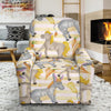 Donkey Pattern Print Recliner Cover-grizzshop