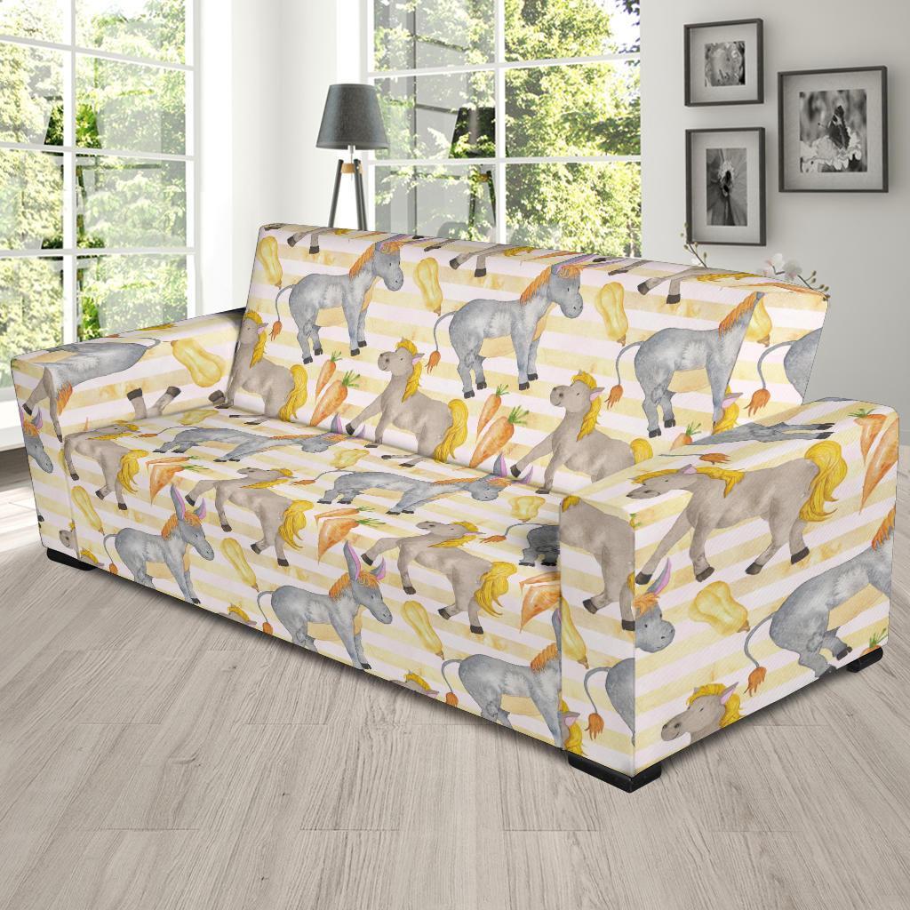 Donkey Pattern Print Sofa Covers-grizzshop