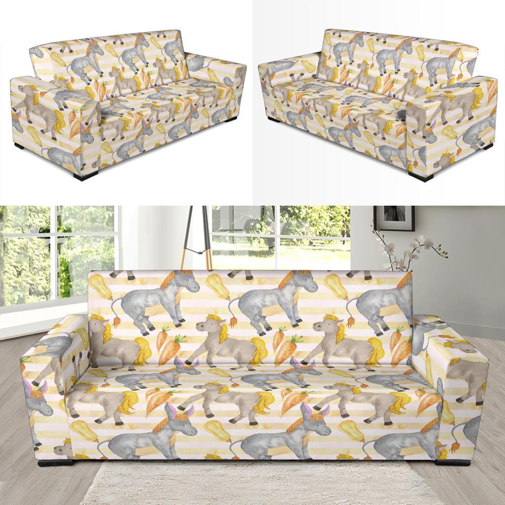 Donkey Pattern Print Sofa Covers-grizzshop