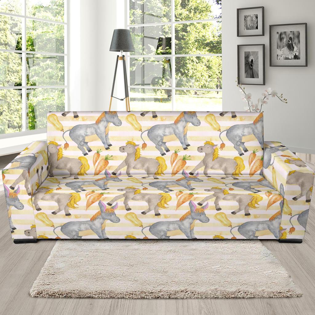 Donkey Pattern Print Sofa Covers-grizzshop