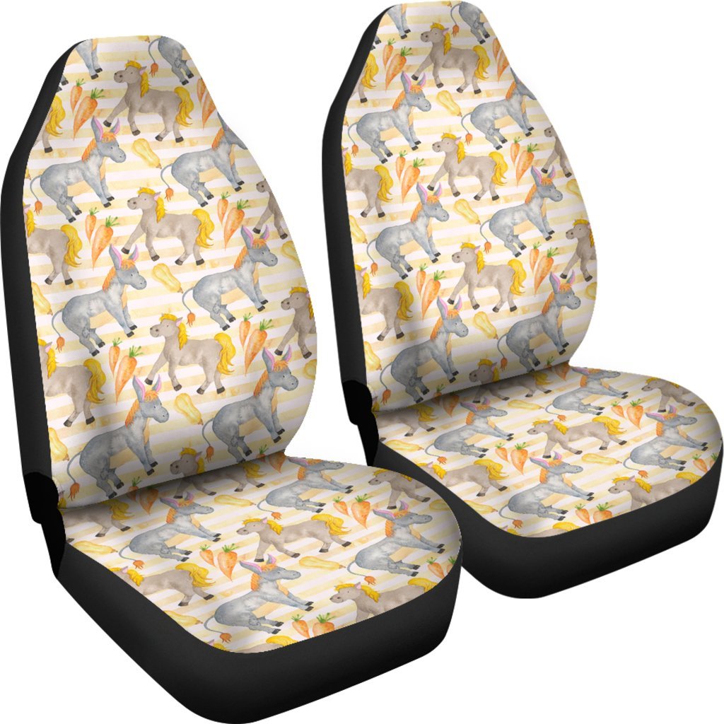 Donkey Pattern Print Universal Fit Car Seat Cover-grizzshop