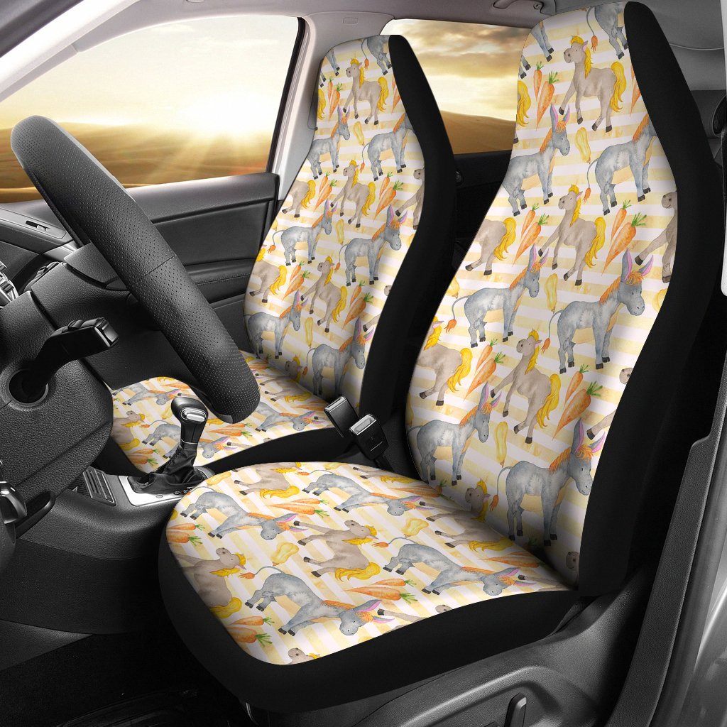 Donkey Pattern Print Universal Fit Car Seat Cover-grizzshop