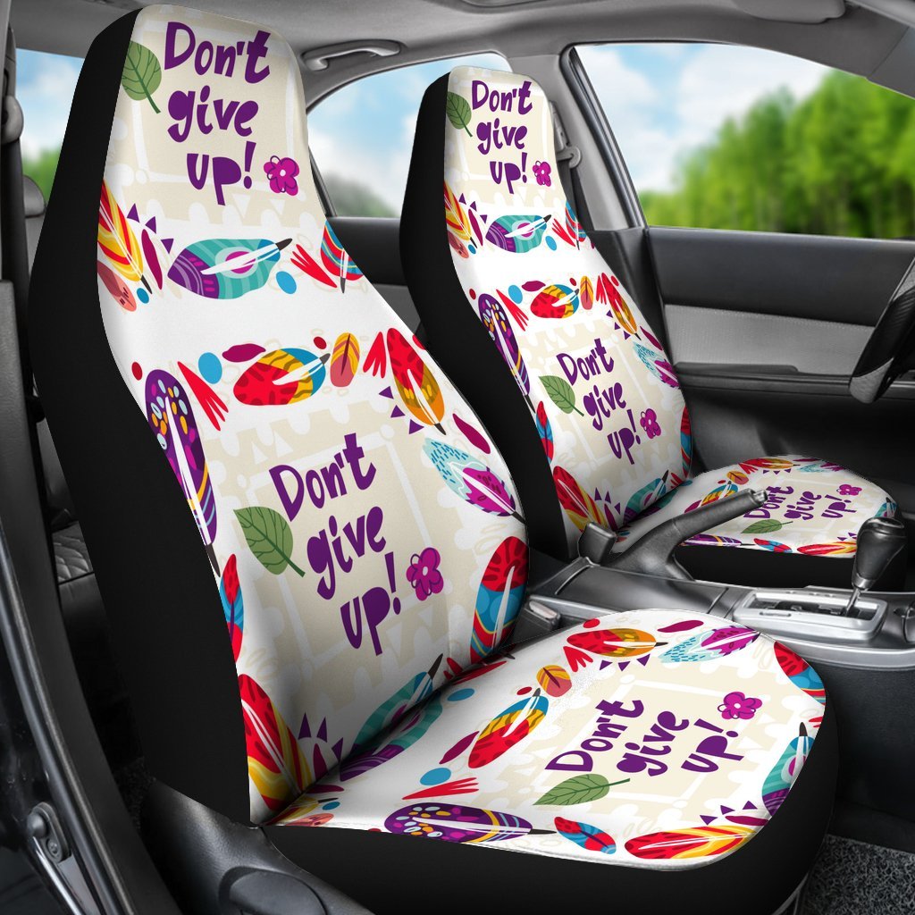 Don't Give Up Car Seat Covers-grizzshop