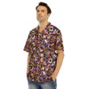 Donut Graffiti Print Pattern Men's Hawaiian Shirt-grizzshop