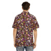 Donut Graffiti Print Pattern Men's Hawaiian Shirt-grizzshop