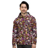 Donut Graffiti Print Pattern Men's Hoodie-grizzshop