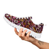 Donut Graffiti Print Pattern White Sneaker-grizzshop