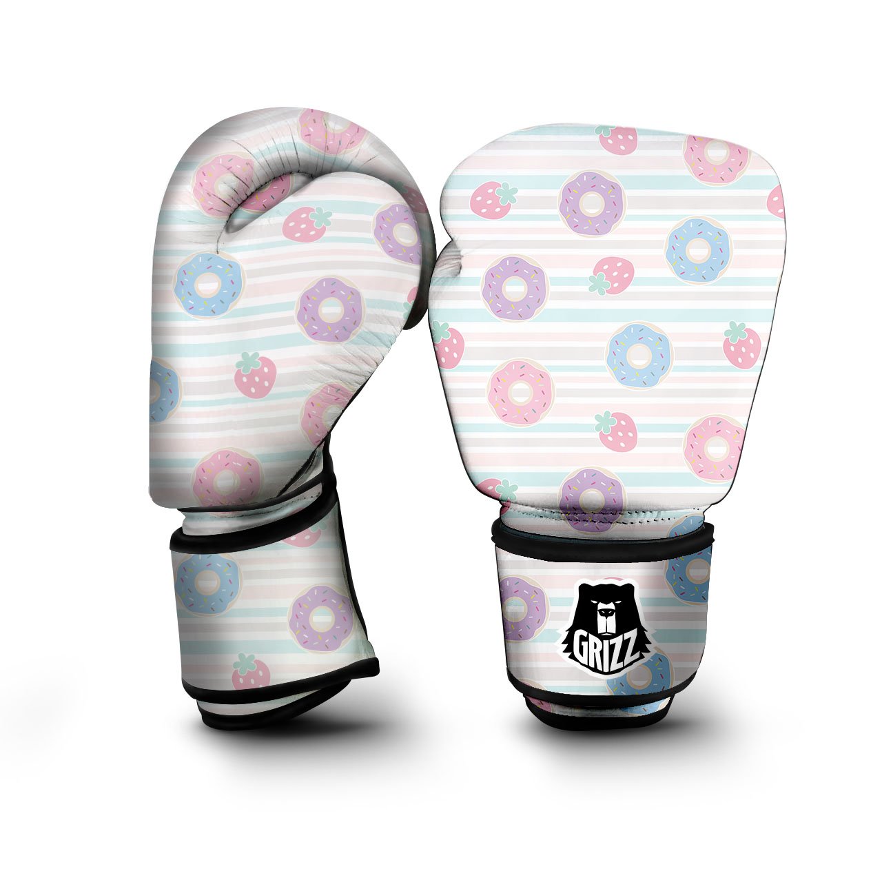 Donut Pastel Print Pattern Boxing Gloves-grizzshop