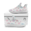 Donut Pastel Print Pattern White Athletic Shoes-grizzshop