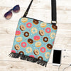 Donut Pattern Print Crossbody Bags-grizzshop