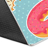 Donut Pattern Print Floor Mat-grizzshop