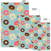 Donut Pattern Print Floor Mat-grizzshop