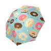 Donut Pattern Print Foldable Umbrella-grizzshop