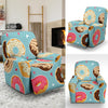 Donut Pattern Print Recliner Cover-grizzshop