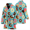 Donut Pattern Print Women Long Robe-grizzshop