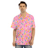 Donut Sprinkles Print Pattern Men's Hawaiian Shirt-grizzshop