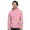 Donut Sprinkles Print Pattern Men's Hoodie-grizzshop