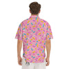 Donut Sprinkles Print Pattern Men's Short Sleeve Shirts-grizzshop