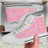 Donut Sprinkles Print Pattern White High Top Shoes-grizzshop