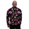 Donut Yummy Print Pattern Men's Bomber Jacket-grizzshop